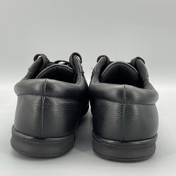 Easy Spirit Women’s AP1 Leather Sneakers Black Size 8.5M - Picture 4 of 10